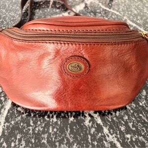 The Bridge Women's Brown Leather Bag